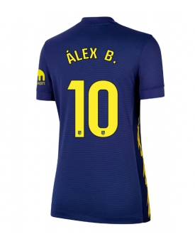 Billige Fotballdrakt Atletico Madrid Alex Baena #10 Replika Bortedrakt Dame 2025-26 Kortermet